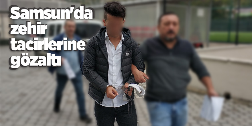 Samsun'da uyuşturucu operasyonu: 3 gözaltı