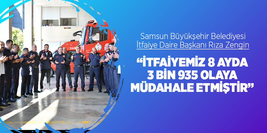 Samsun itfaiyesi 94 yaşında