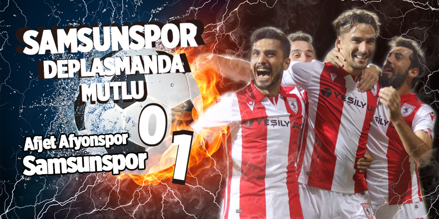 Samsunspor deplasmanda galip