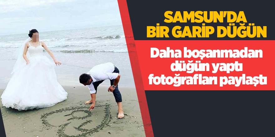 Daha boşanmadan düğün yaptı fotoğrafları paylaştı