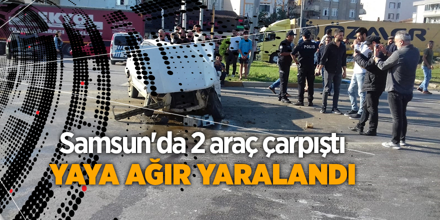 Samsun'da feci kaza