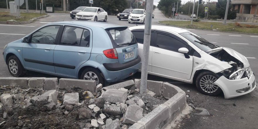 Samsun'da trafik kazası: 2 yaralı