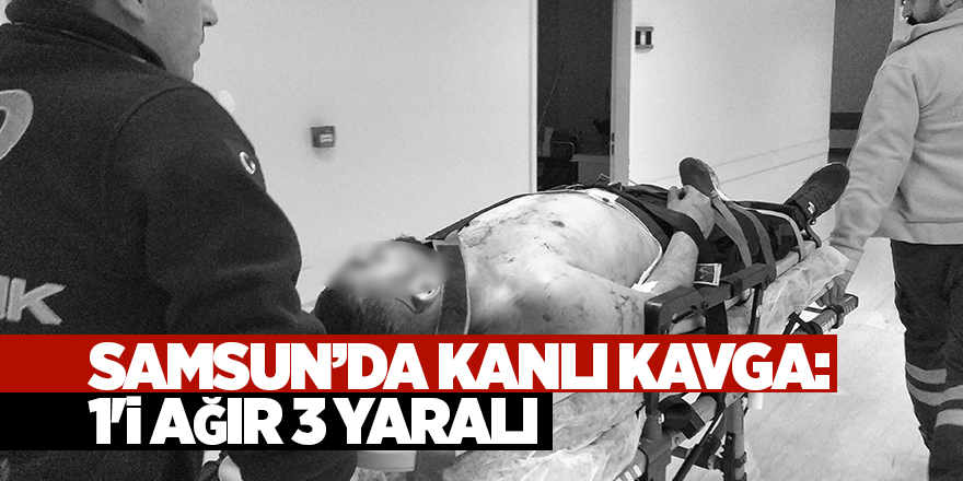 İnşaat alanında bıçaklı kavga:1'i ağır 3 yaralı