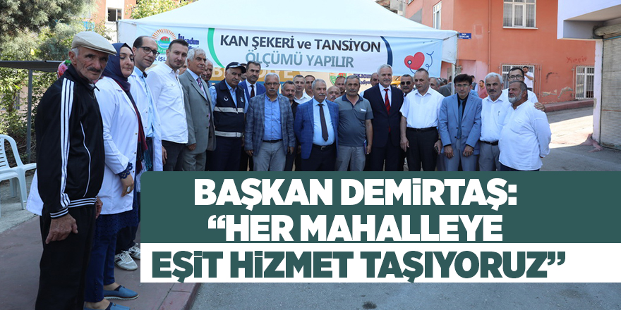 İlkadım'da 'Belediye Mahallenizde' 