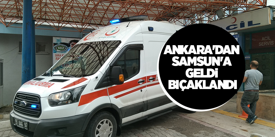 Samsun'da sosyal medyadan tartıştığı kişiyi bıçakladı