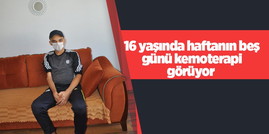 16 yaşında testis kanserine yakalandı