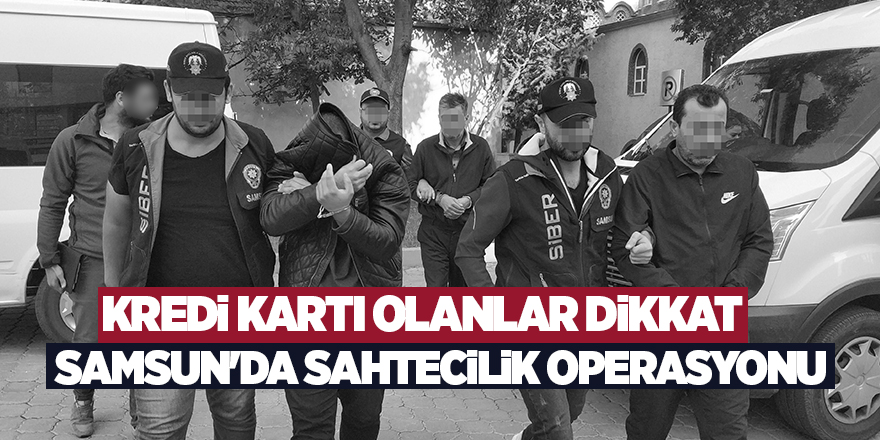 Samsun'da sahtecilik operasyonu