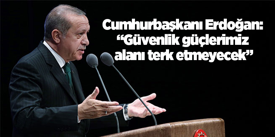 Cumhurbaşkanı Erdoğan'dan anlaşma sonrası açıklama