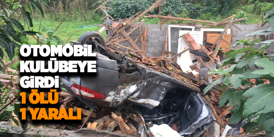 Samsun-Ordu kara yolunda feci kaza: 1 ölü, 1 yaralı