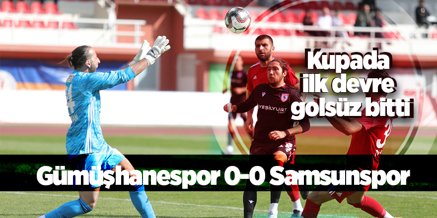 Gümüşhanespor 0-0 Samsunspor 