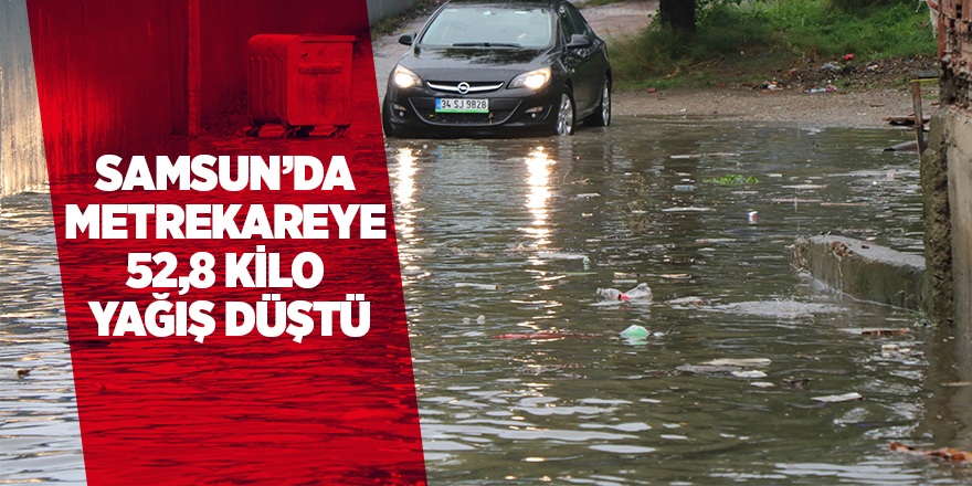 Samsun’da yağış pazar gününe kadar devam edecek