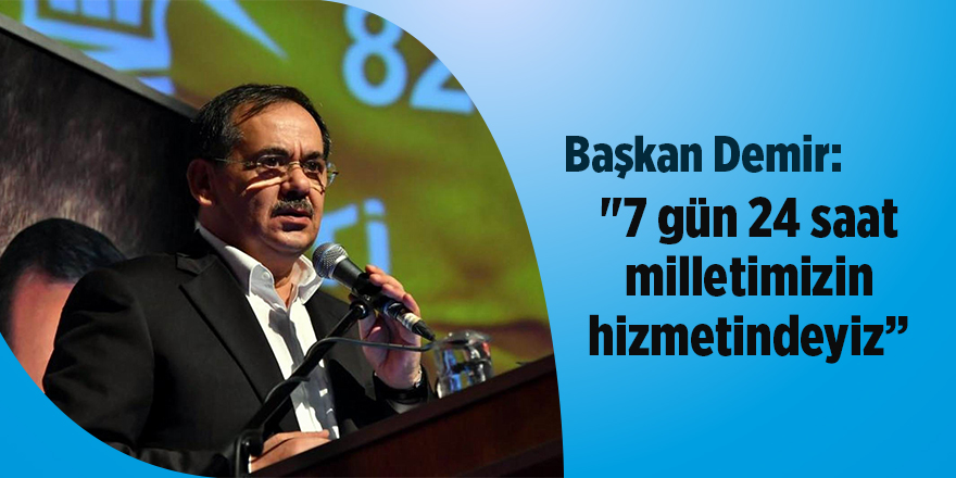 Başkan Demir 82. İl Danışma Meclisi Toplantısı’nda söz aldı