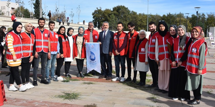 OMÜ 'den kan bağışına destek