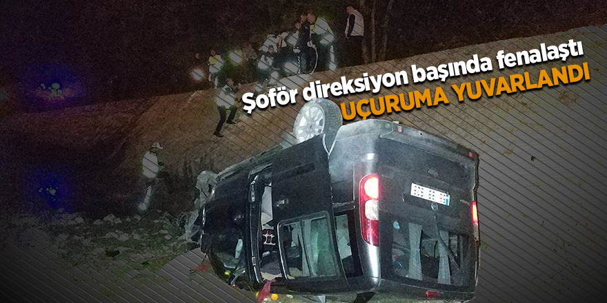 Samsun-Ankara kara yolunda kaza: 2 yaralı