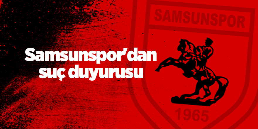 Samsunspor Kulübü iddialara tepki gösterdi