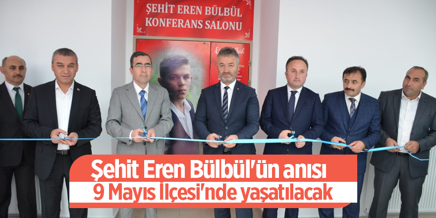 19 Mayıs İlçesi'nde Şehit Eren Bülbül Konferans Salonu açıldı