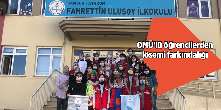 OMÜ'lü öğrencilerden lösemi farkındalığı