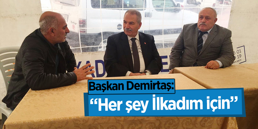 Başkan Demirtaş vatandaşlarla buluştu