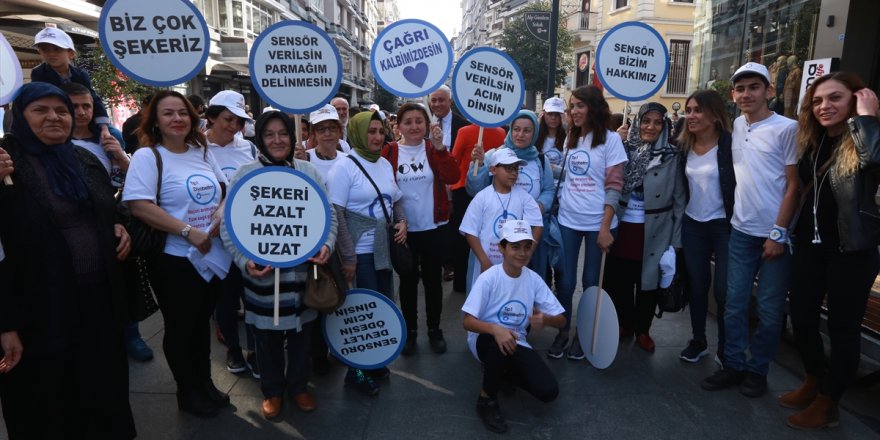 Samsun'da "Aileni diyabetten koru" farkındalık yürüşü gerçekleşti