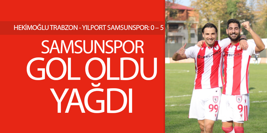 Samsunspor şampiyonluk aşkına: 0-5