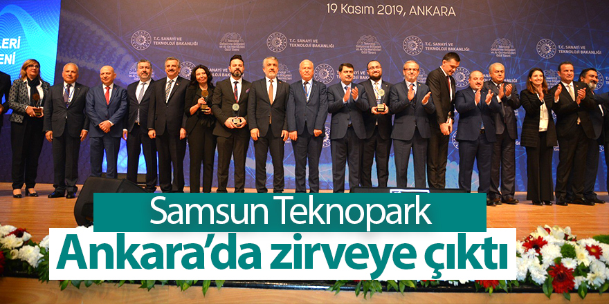 Samsun Teknopark Ankara’da zirveye çıktı