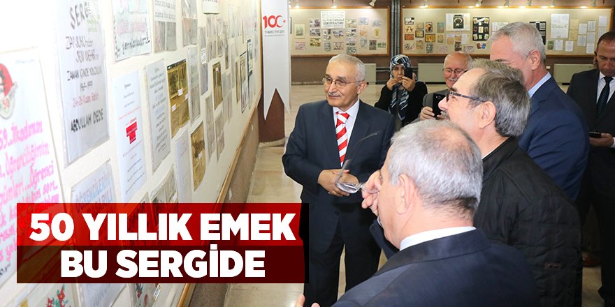 "100. Yılın Son 50 Yılında Bir Eğitimci" sergisi açıldı