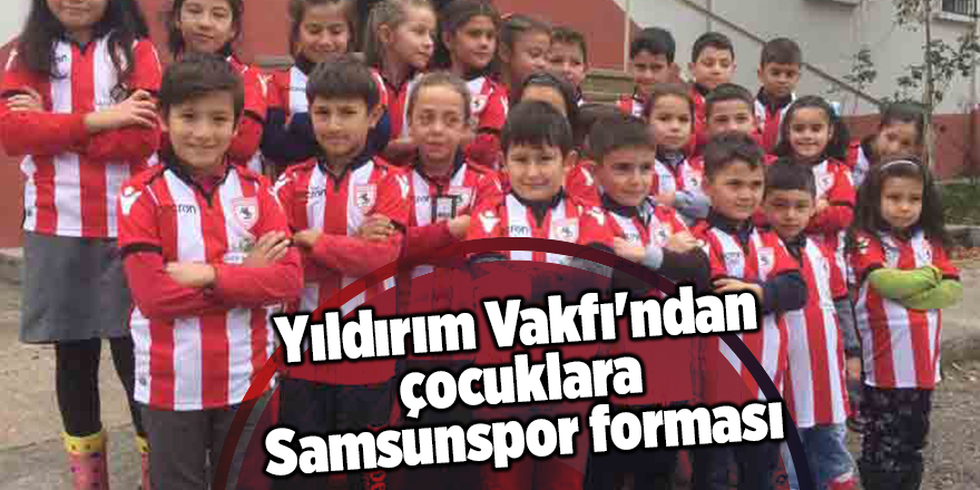 Yıldırım Vakfı çocukların yüzünü güldürdü