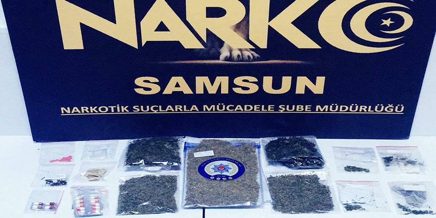 Samsun'da uyuşturucu satan 4 şahıs gözaltına alındı