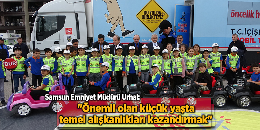 ‘Mobil Trafik Eğitim Tırı’ Cumhuriyet Meydanı’na kuruldu