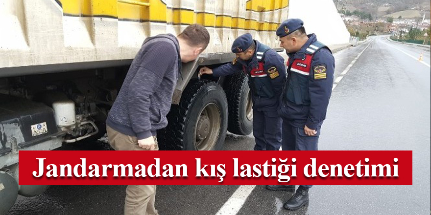 Samsun'da kış lastiği denetimleri başladı