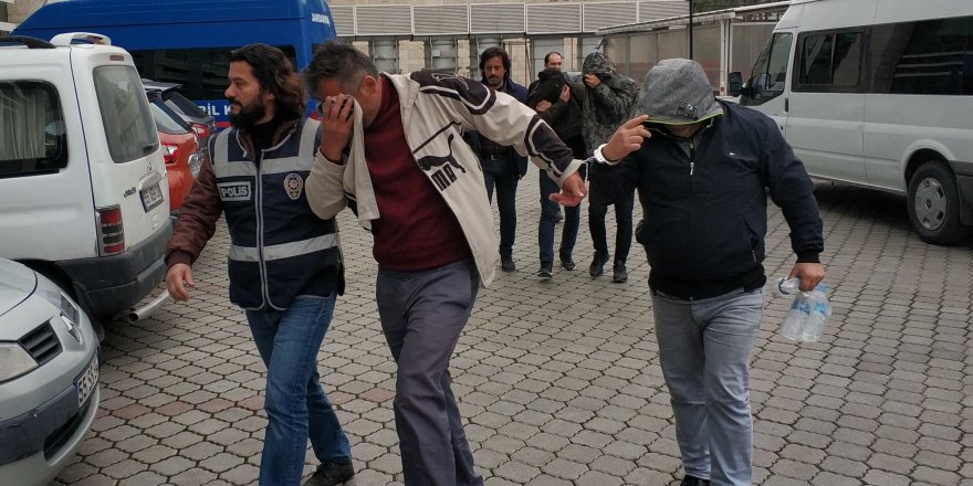 Samsun'da hırsızlık çetesine operasyon: 4 gözaltı