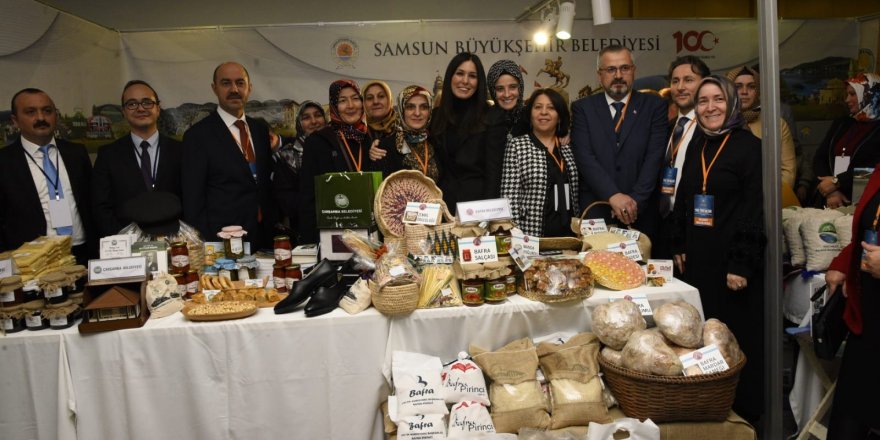 Bafra yöresel ürünlerine yoğun ilgi 