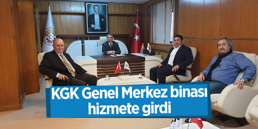 KGK Genel Merkez binası hizmete girdi