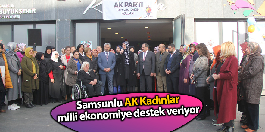 AK Parti’den Samsun’da el emekleri çarşısı