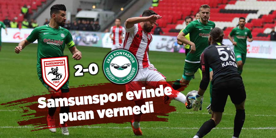 Samsunspor evinde puan vermedi