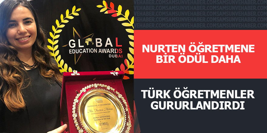 Türk öğretmenlere "ilham veren" uluslararası ödül