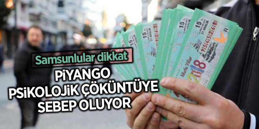 Piyango psikolojik çöküntüye sebep oluyor