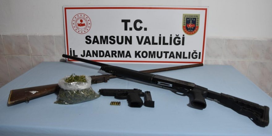 Samsun'da jandarmadan eve baskın: 1 gözaltı