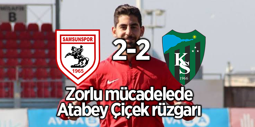 Zorlu mücadelede Atabey Çiçek rüzgarı