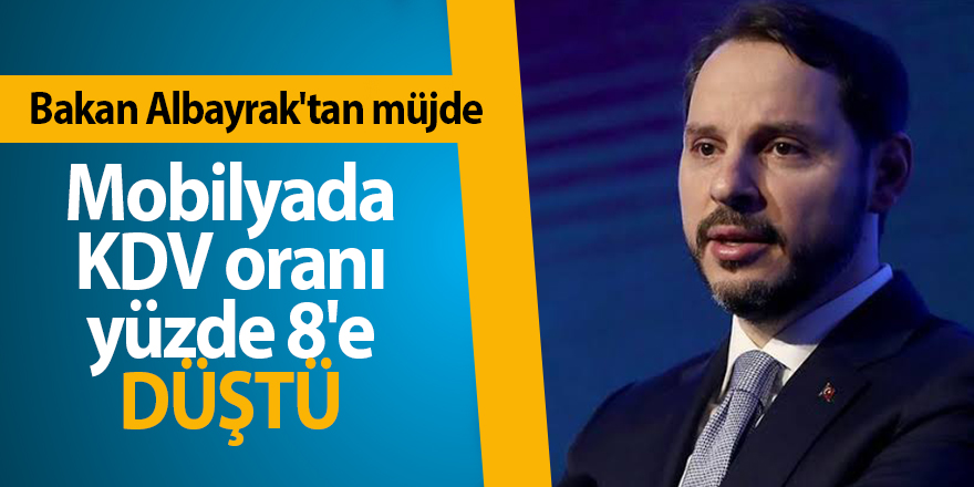 Mobilyada KDV oranı yüzde 8'e düştü