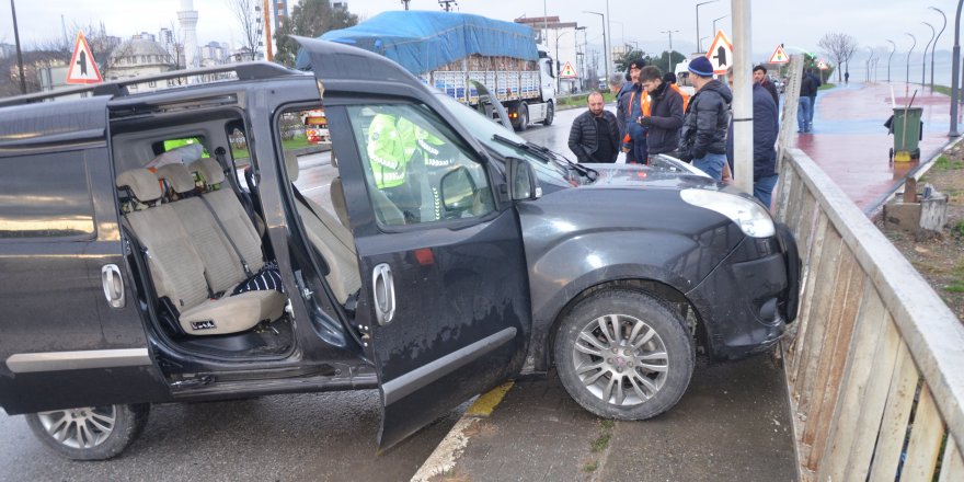 Samsun-Ordu kara yolunda kaza: 4 yaralı