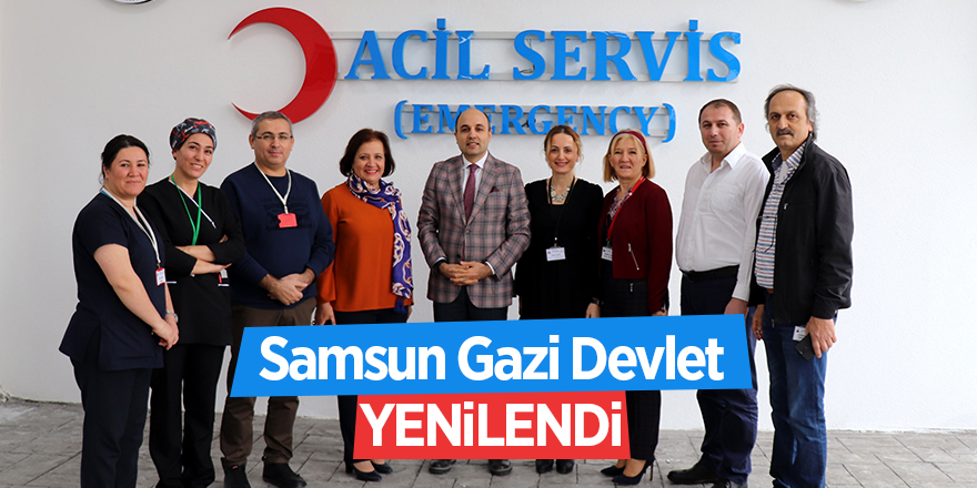 Samsun Gazi Devlet Hastanesi acil servisi  yenilendi