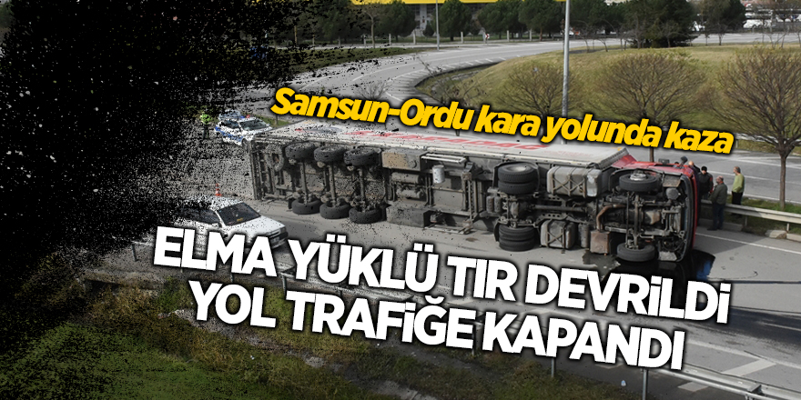 Samsun-Ordu kara yolunda kaza