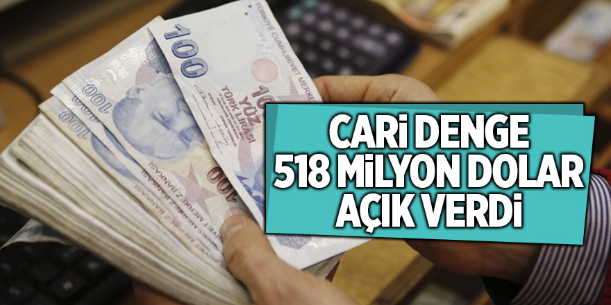 Kasım ayı cari denge rakamları açıklandı