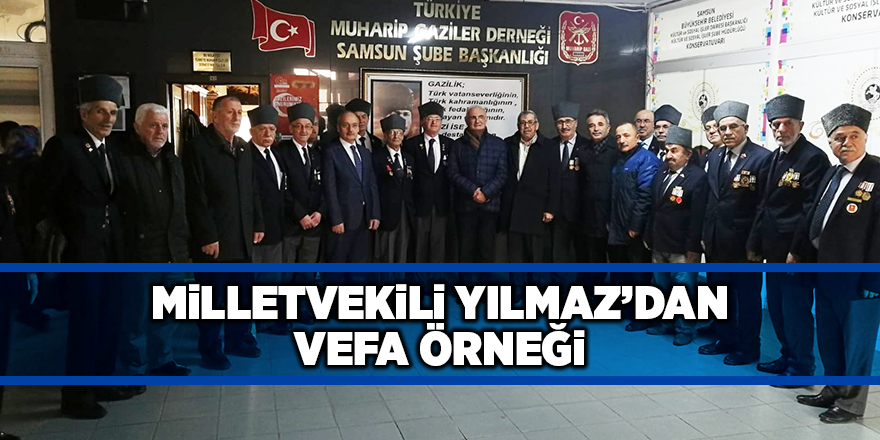 Milletvekili Yılmaz ilkokul öğretmenini unutmadı