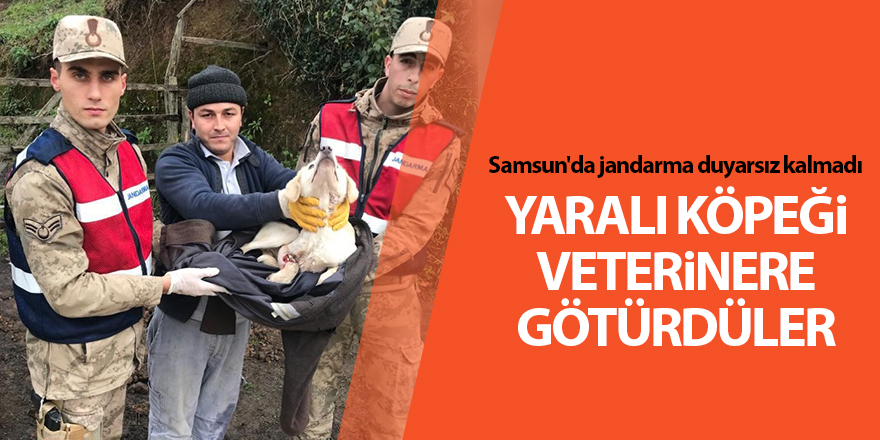 Samsun'da jandarma duyarsız kalmadı