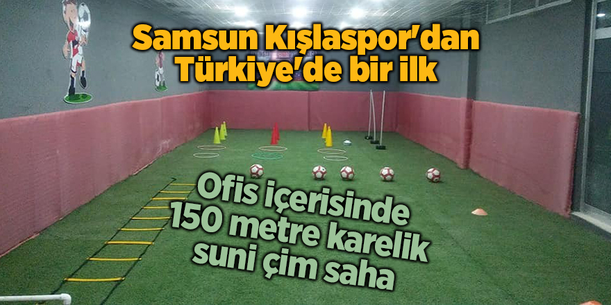 Samsun Kışlaspor'dan Türkiye'de bir ilk