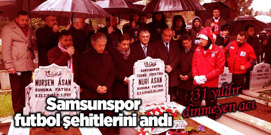 Samsunspor futbol şehitlerini andı