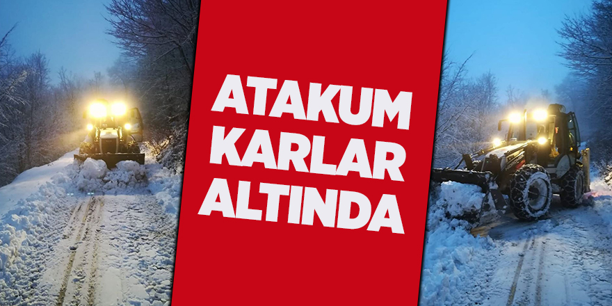 Atakum karlar altında 