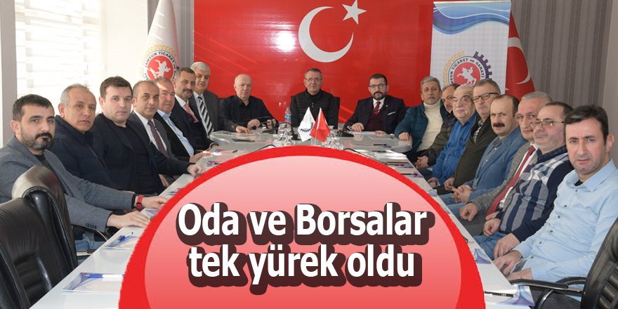 Oda ve Borsalar, tek yürek oldu